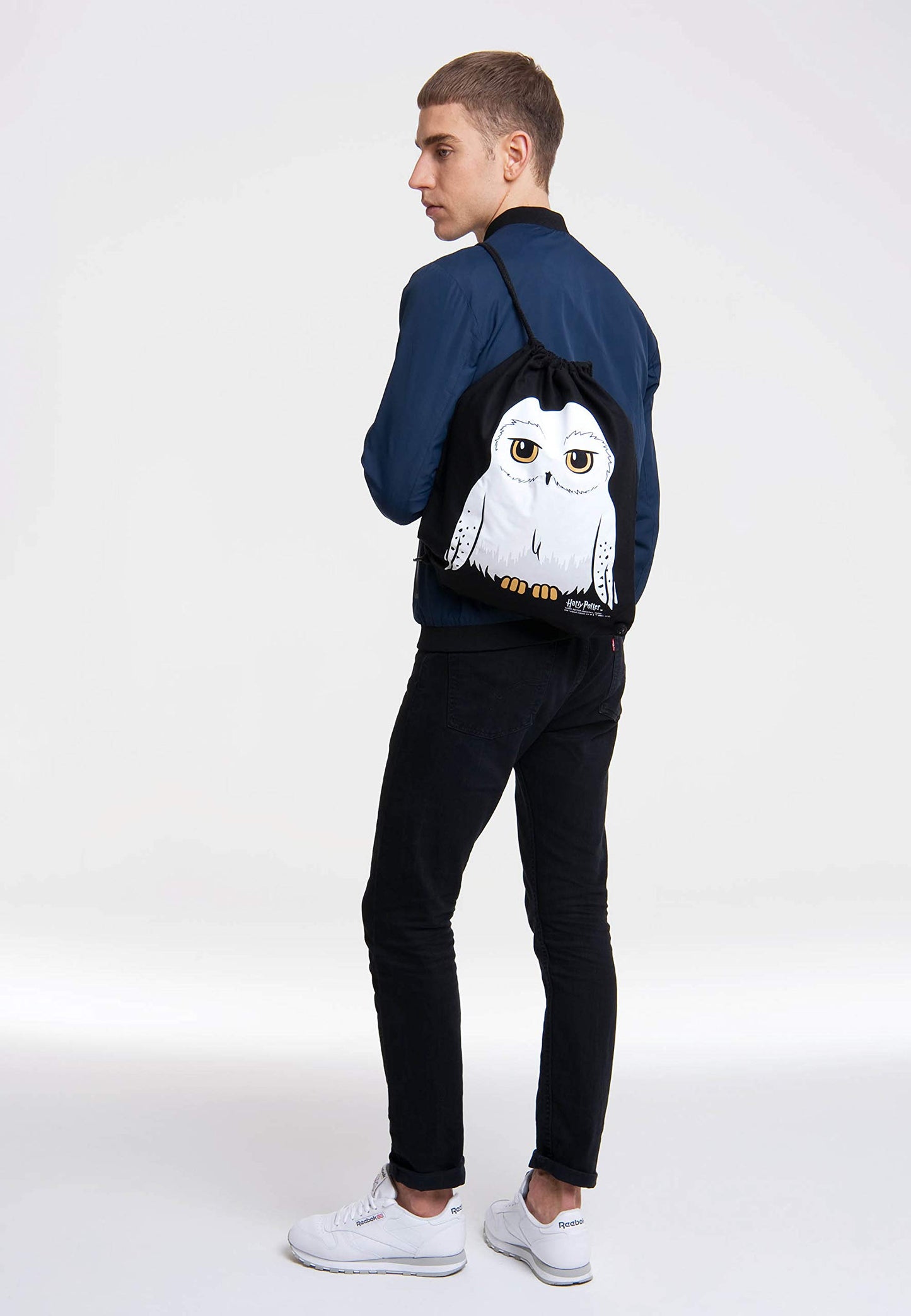 LOGOSHIRT - Harry Potter - gufo - Hedwig - Sacca Gym - design originale concesso su licenza