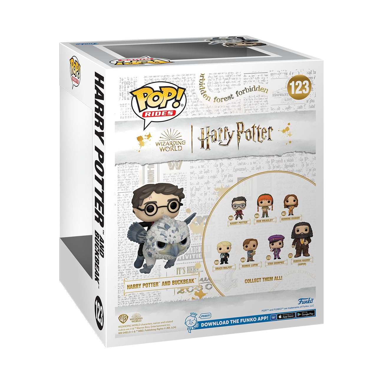 Funko POP! Rides Deluxe: Harry Potter Prisoner Of Azkaban - Harry & Buckbeak - Figura in Vinile da Collezione - Idea Regalo - Merchandising Ufficiale - Giocattoli per Bambini e Adulti