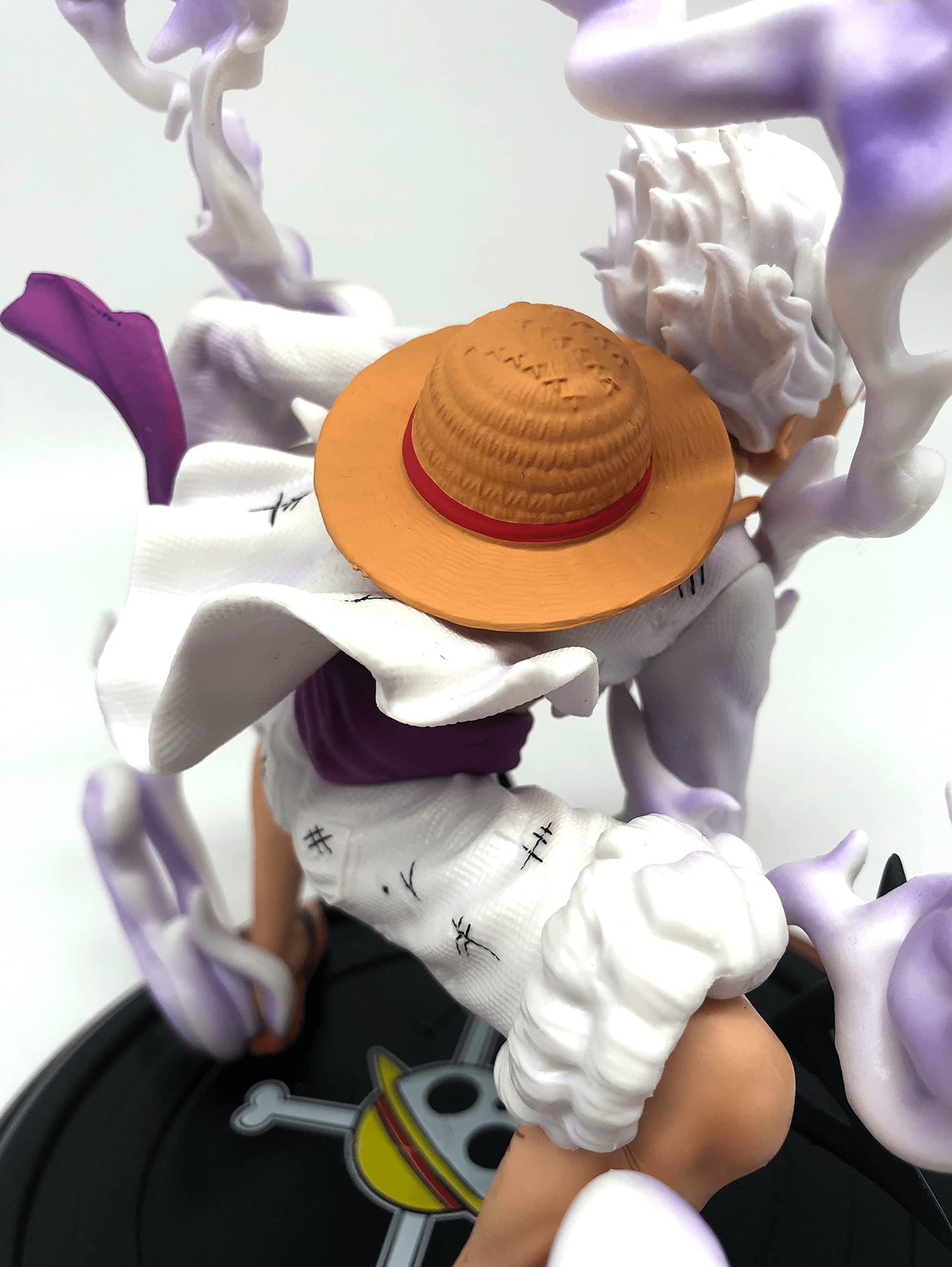 Anime Monkey D. Ruffy Gear 5 Figura | (22 cm) Wano Kuni Arc, Joy Boy, Dio del sole Nika