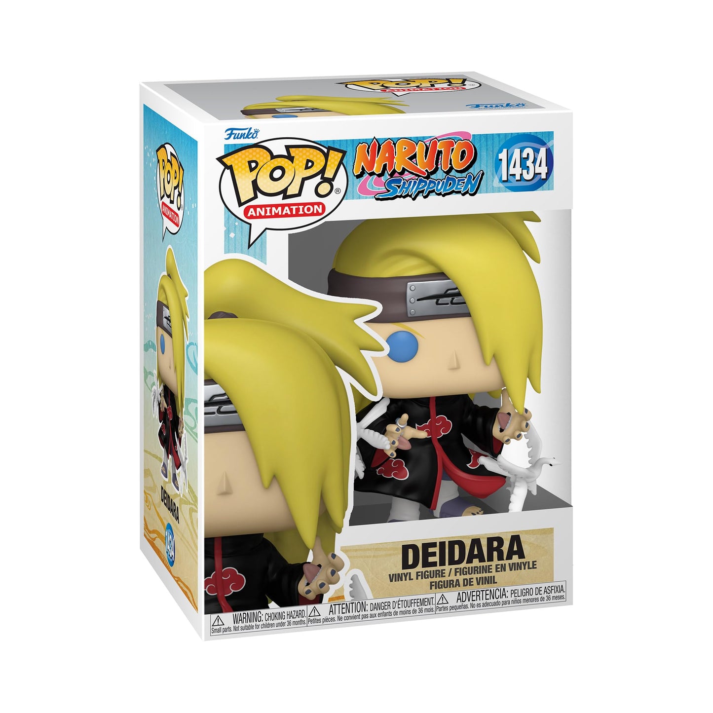 Funko Pop! Animation: Naruto - Deidara - Figura in Vinile da Collezione ed Esposizione - Idea Regalo - Merchandising Ufficiale - Giocattoli per Bambini e Adulti - Anime Fans