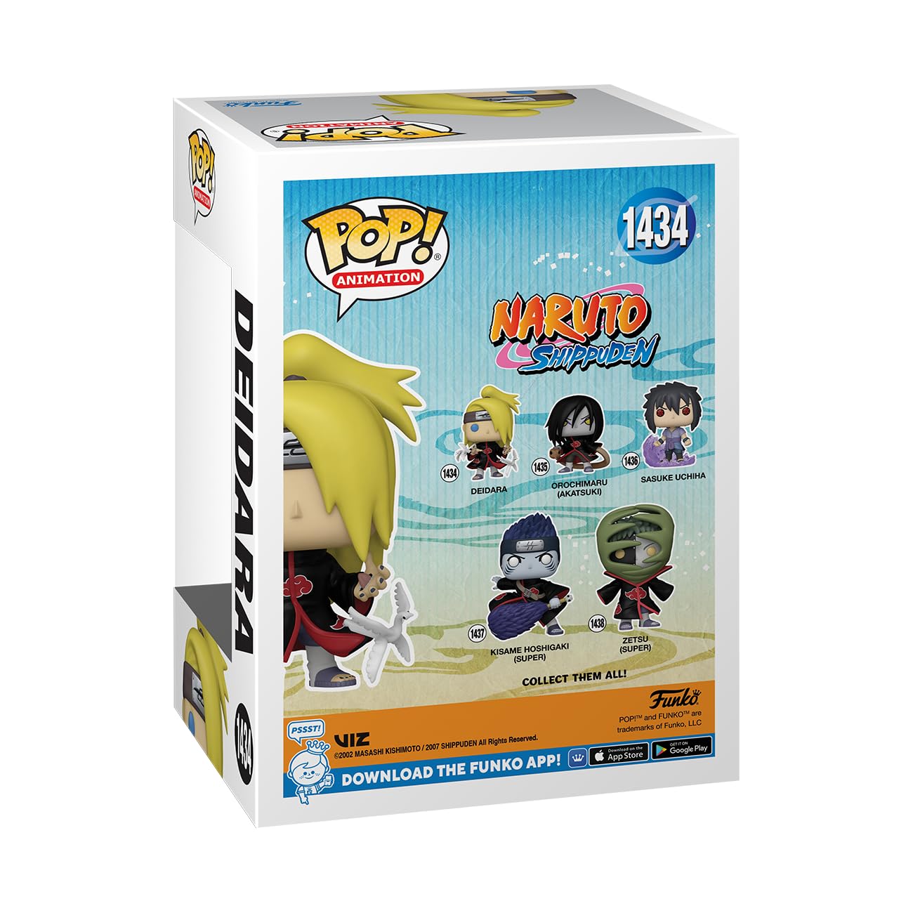 Funko Pop! Animation: Naruto - Deidara - Figura in Vinile da Collezione ed Esposizione - Idea Regalo - Merchandising Ufficiale - Giocattoli per Bambini e Adulti - Anime Fans