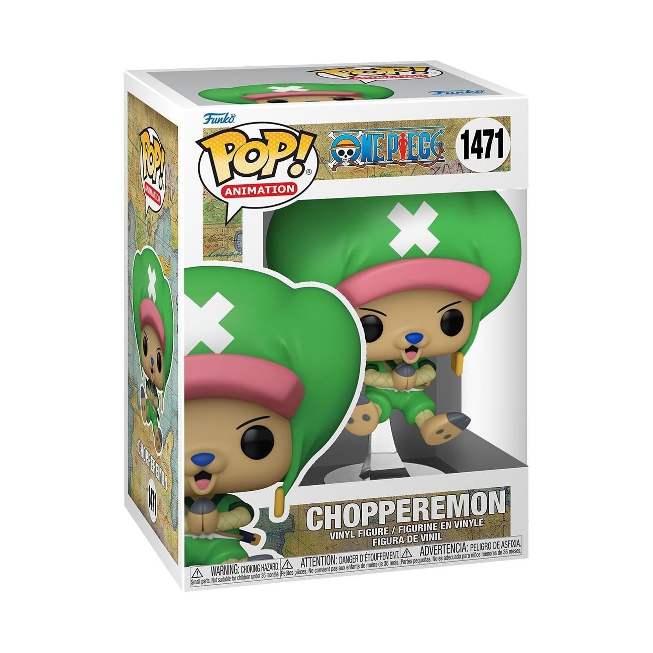 Funko Pop! Animation: One Piece - Tony Tony Chopperemon - (Wano)- Figura in Vinile da Collezione - Idea Regalo - Merchandising Ufficiale - Giocattoli per Bambini e Adulti - Anime Fans