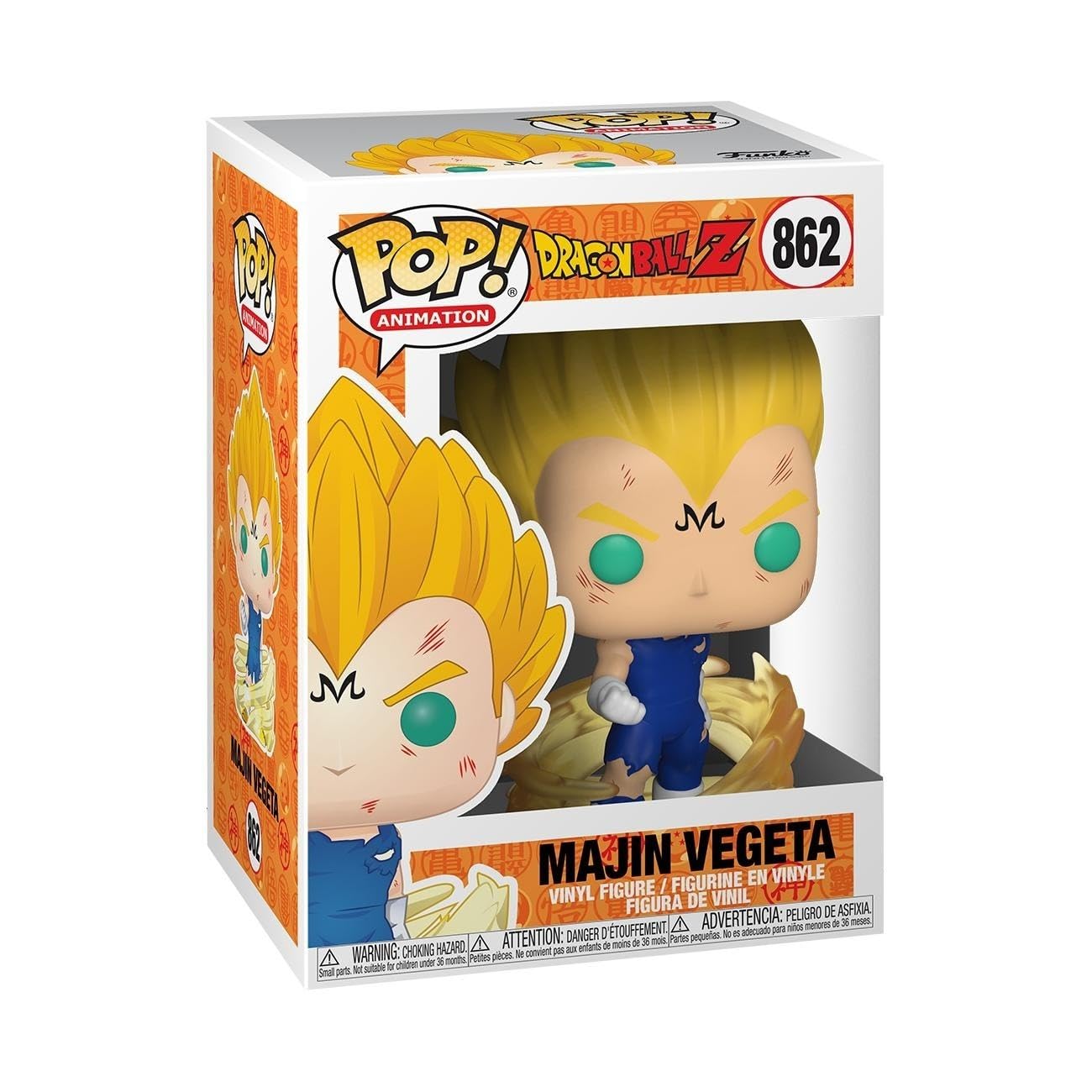 Funko Pop! Animation: DBZ - Majin Vegeta - Dragon Ball - Figura in Vinile da Collezione - Idea Regalo - Merchandising Ufficiale - Giocattoli per Bambini e Adulti - Anime Fans