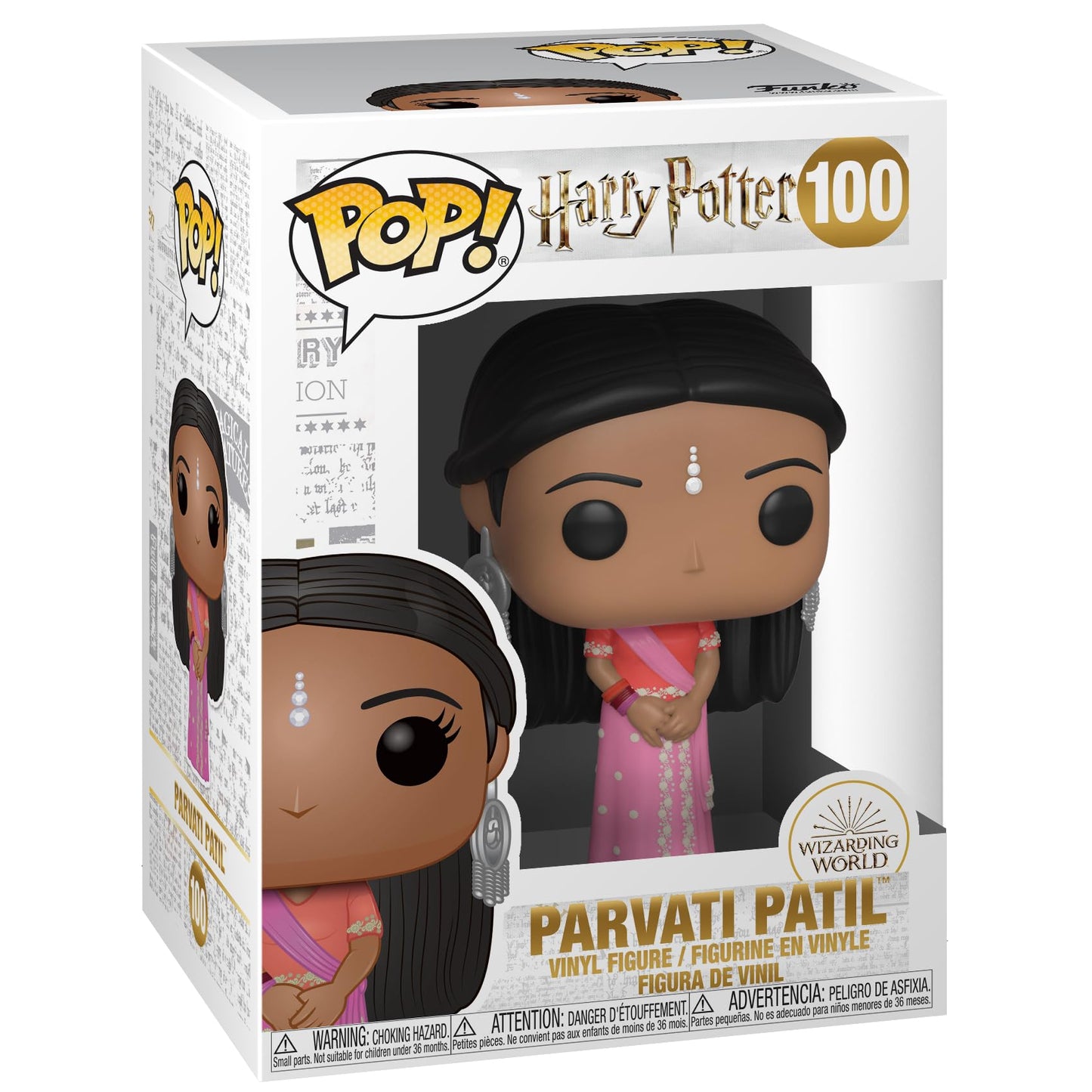 Funko Pop! Vinyl Harry Potter-Parvati Patil - (Yule) - Figura in Vinile da Collezione - Idea Regalo - Merchandising Ufficiale - Giocattoli per Bambini e Adulti - Movies Fans