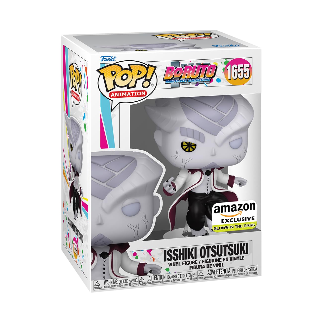 Funko Pop! Animazione: Boruto: Naruto Next Generations - Isshiki Otsutsuki, Glow in The Dark, Amazon Exclusive