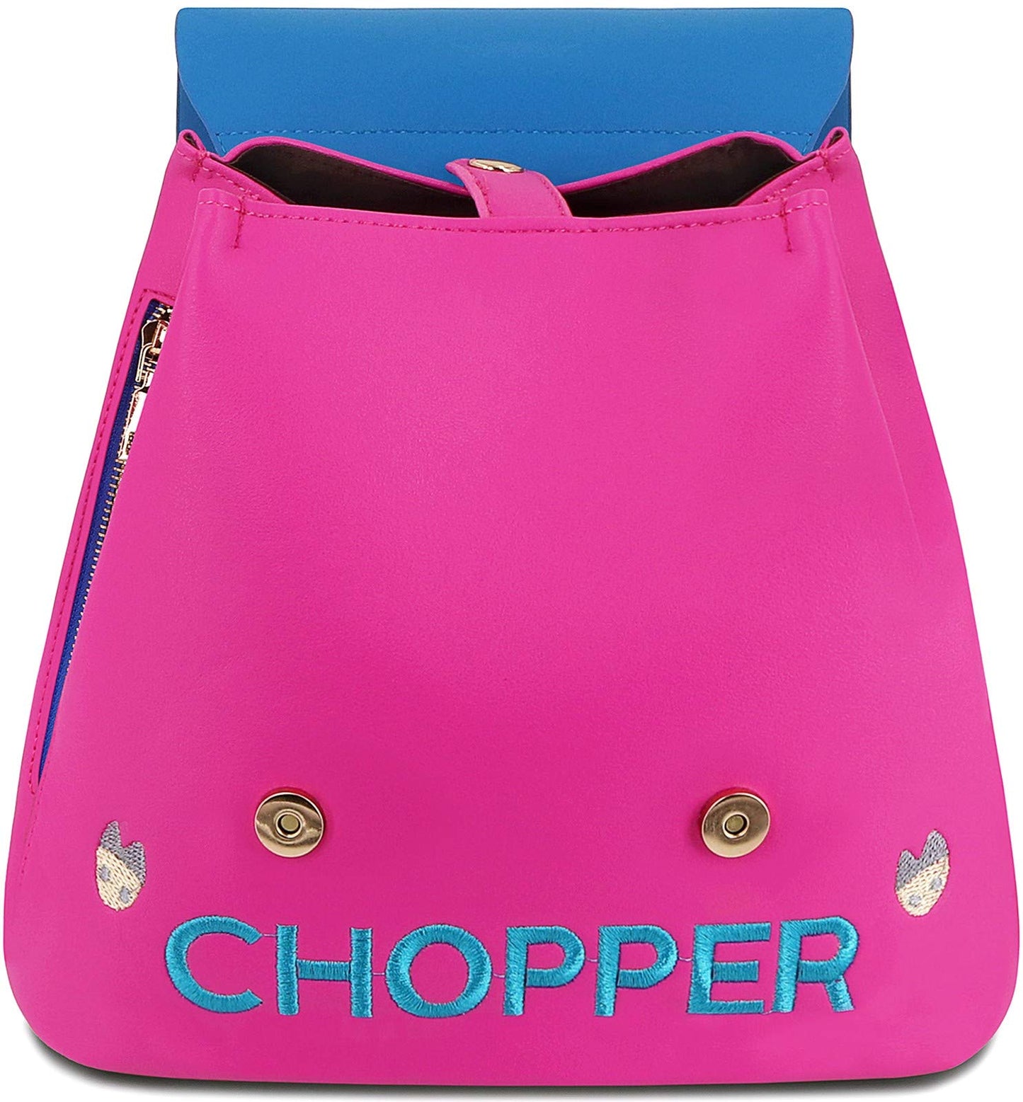 Roffatide Zaino Anime One Piece Tony Tony Chopper Zaino in Pelle Sintetica Donne Rosa Mini con Stampa