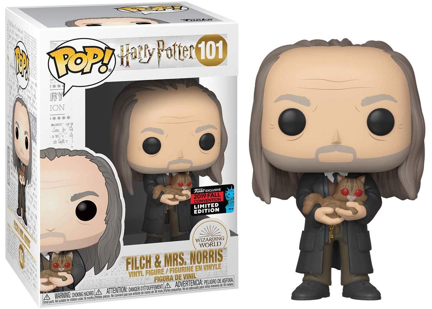 POP Funko Harry Potter Filch & Mrs Norris