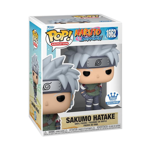 Funko Pop! Naruto: Shippuden Sakumo Hatake Vinyl Figure, 12,1 cm, Esclusivo, Verde/Grigio/Bianco
