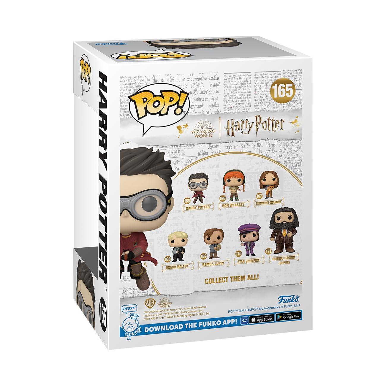 Funko POP! Movies: Harry Potter Prisoner Of Azkaban - Harry With Broom - (Quidditch) - Figura in Vinile da Collezione - Idea Regalo - Merchandising Ufficiale - Giocattoli per Bambini e Adulti