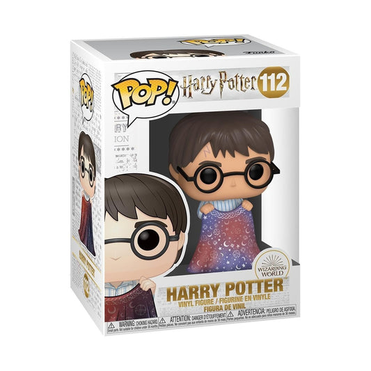 Funko Pop! Potter-Harry Potter with Invisibility Cloak- Figura in Vinile da Collezione - Idea Regalo - Merchandising Ufficiale - Giocattoli per Bambini e Adulti - Movies Fans