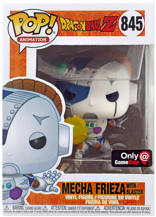 Pop ! Dragon ball Z Mecha Frieza with blaster exclusive 845 Glows in the dark