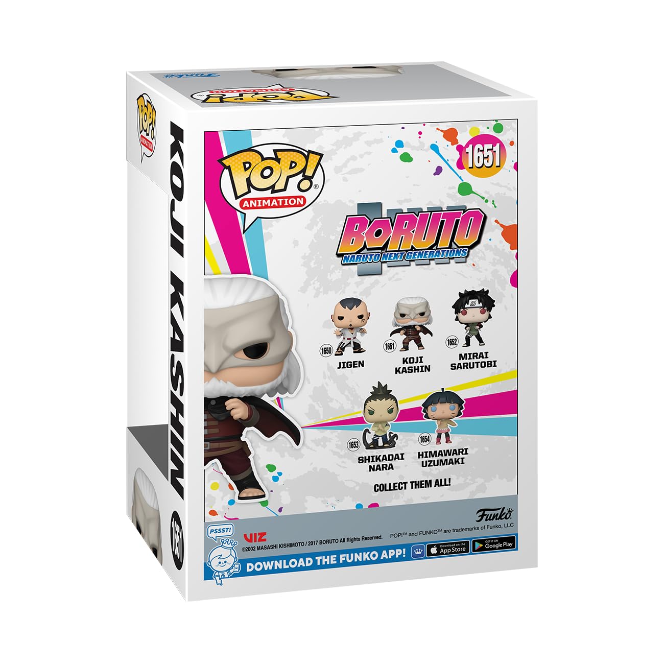 Funko POP! Animation: Boruto - Koji Kashin - Boruto: Naruto Next Generations - Figura in Vinile da Collezione - Idea Regalo - Merchandising Ufficiale - Giocattoli per Bambini e Adulti - Anime Fans