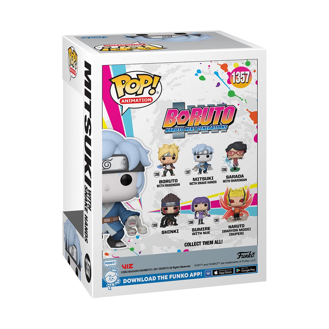 Funko Pop! Animation: Boruto - Mitsuki With Snake Hands - Boruto: Naruto Next Generations - Figura in Vinile da Collezione - Idea Regalo - Merchandising Ufficiale - Giocattoli per Bambini e Adulti