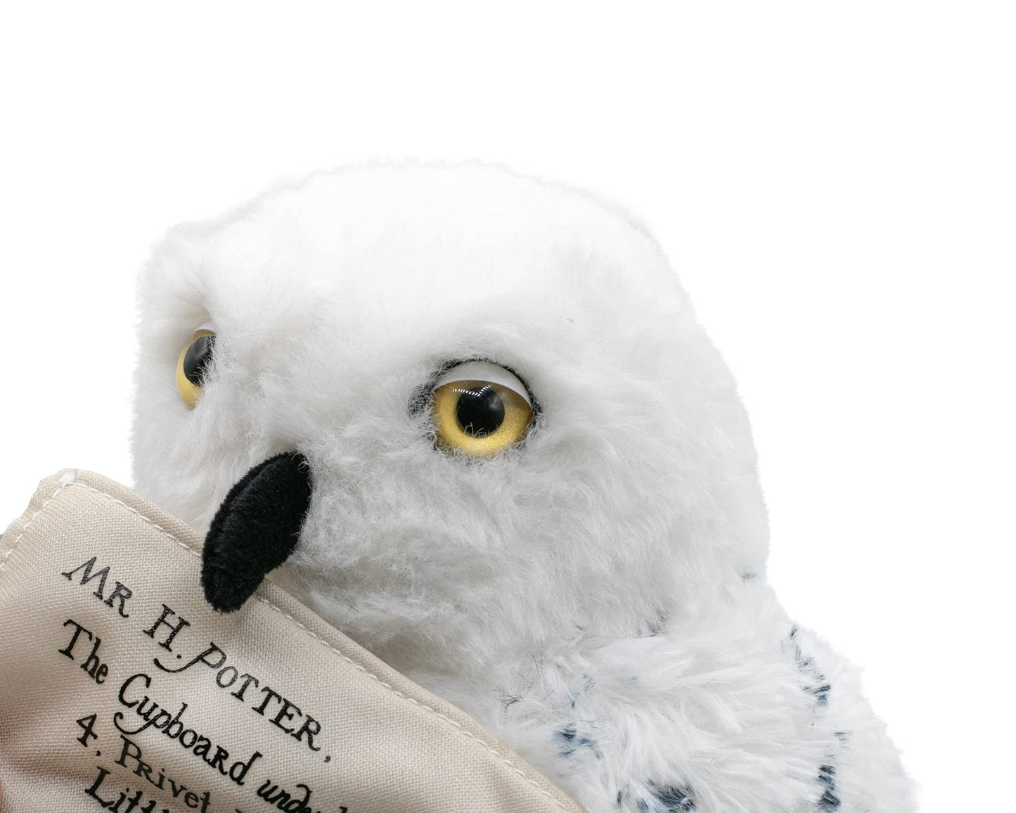 Harry Potter - Peluche Hedwig Edvige Gufo Bianco con Busta Magnetica e Display 24cm - qualità Super Morbida