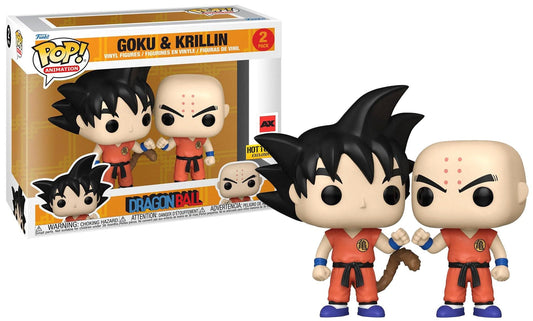 Funko Pop! Animation: Dragon Ball - Goku e Krillin 2pk (Exc), Figura in vinile da collezione - 73809