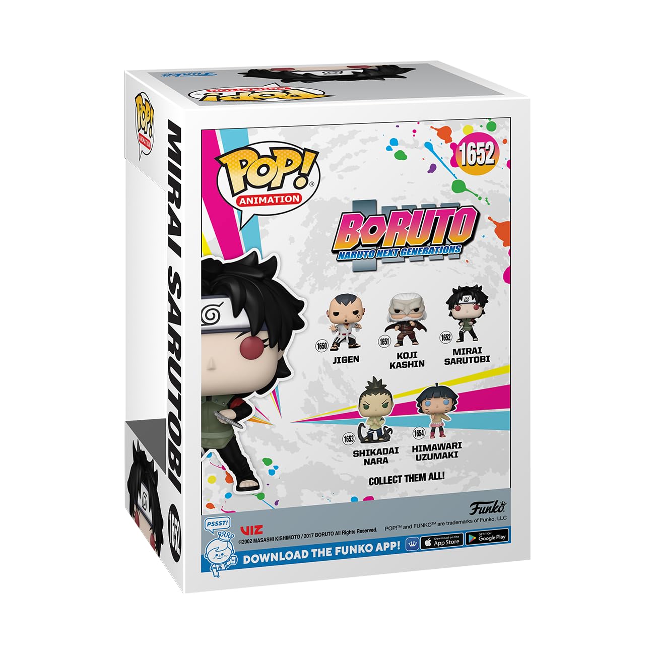 Funko POP! Animation: Boruto - Mirai Sarutobi - Boruto: Naruto Next Generations - Figura in Vinile da Collezione - Idea Regalo - Merchandising Ufficiale - Giocattoli per Bambini e Adulti - Anime Fans