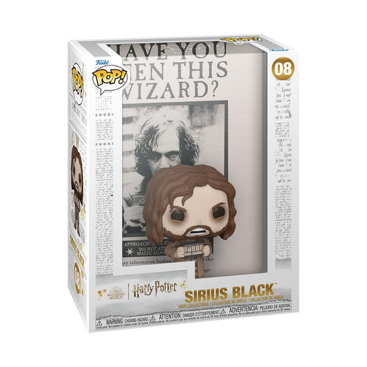 Funko POP! Cover: Harry Potter Prisoner Of Azkaban - Poster With Sirius Black - Figura in Vinile da Collezione - Idea Regalo - Merchandising Ufficiale - Giocattoli per Bambini e Adulti