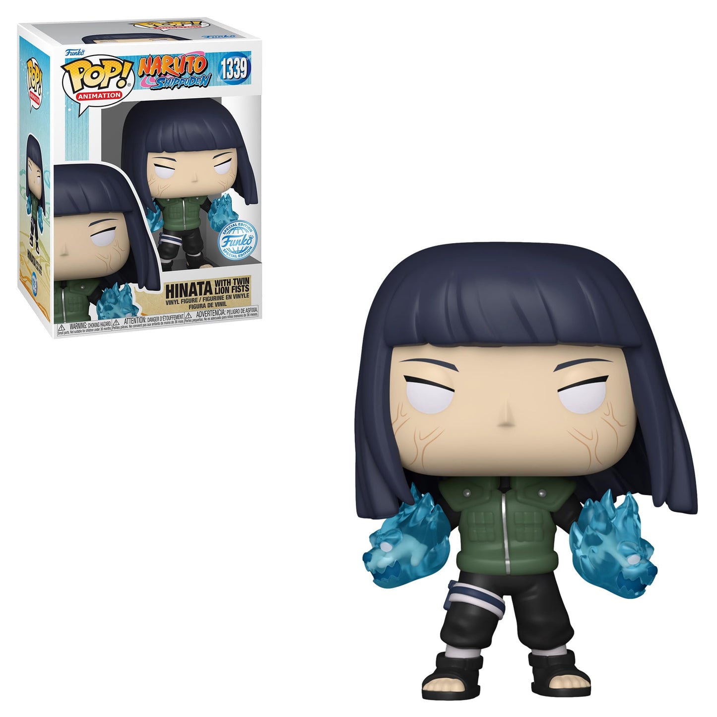 Funko Pop! Animation: Naruto Shippuden - Hanata with Two Lion Fists *Chase Possible* (Entertainment Earth Exclusive), Estándar
