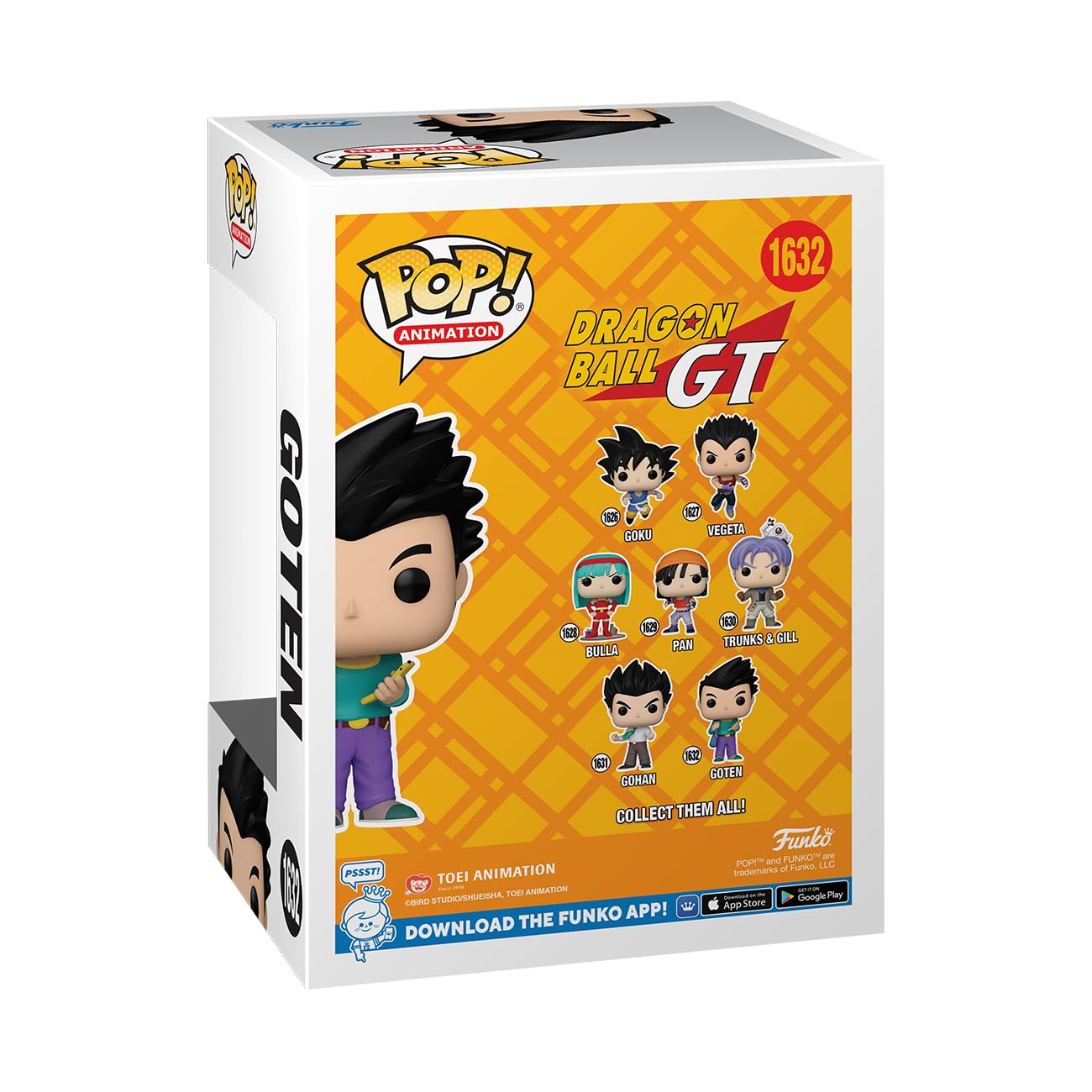 Funko Pop! Animation: DBGT - Goten - Dragon Ball GT - Figura in Vinile da Collezione - Idea Regalo - Merchandising Ufficiale - Giocattoli per Bambini e Adulti - Anime Fans