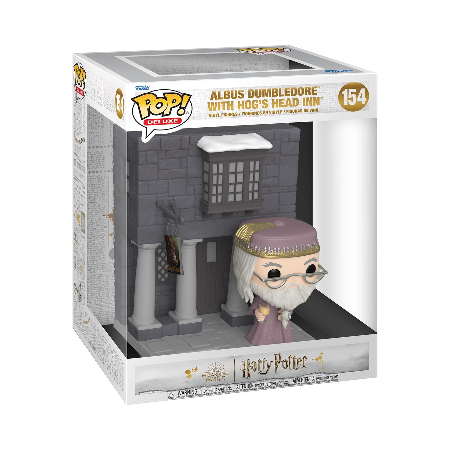 Funko Pop! Deluxe: HP Hogsmeade - Hog's Head With Dumbledore - Harry Potter- Figura in Vinile da Collezione - Idea Regalo - Merchandising Ufficiale - Giocattoli per Bambini e Adulti