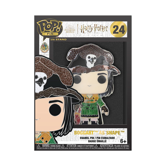 Funko Large Pop Enamel Pin Harry Potter POA 20th Boggart As SnapeSpille Smaltate Spilla da Collezione Carina per gli Zaini & Borse Idea Regalo Merchandising Ufficiale