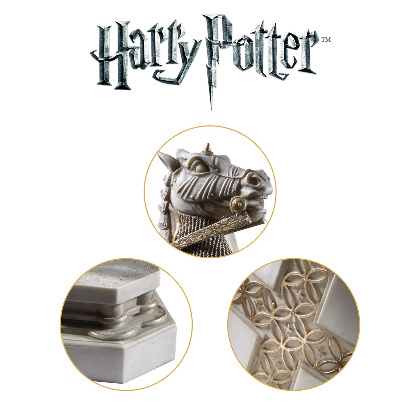 La Nobile Collezione White Knight Bookend