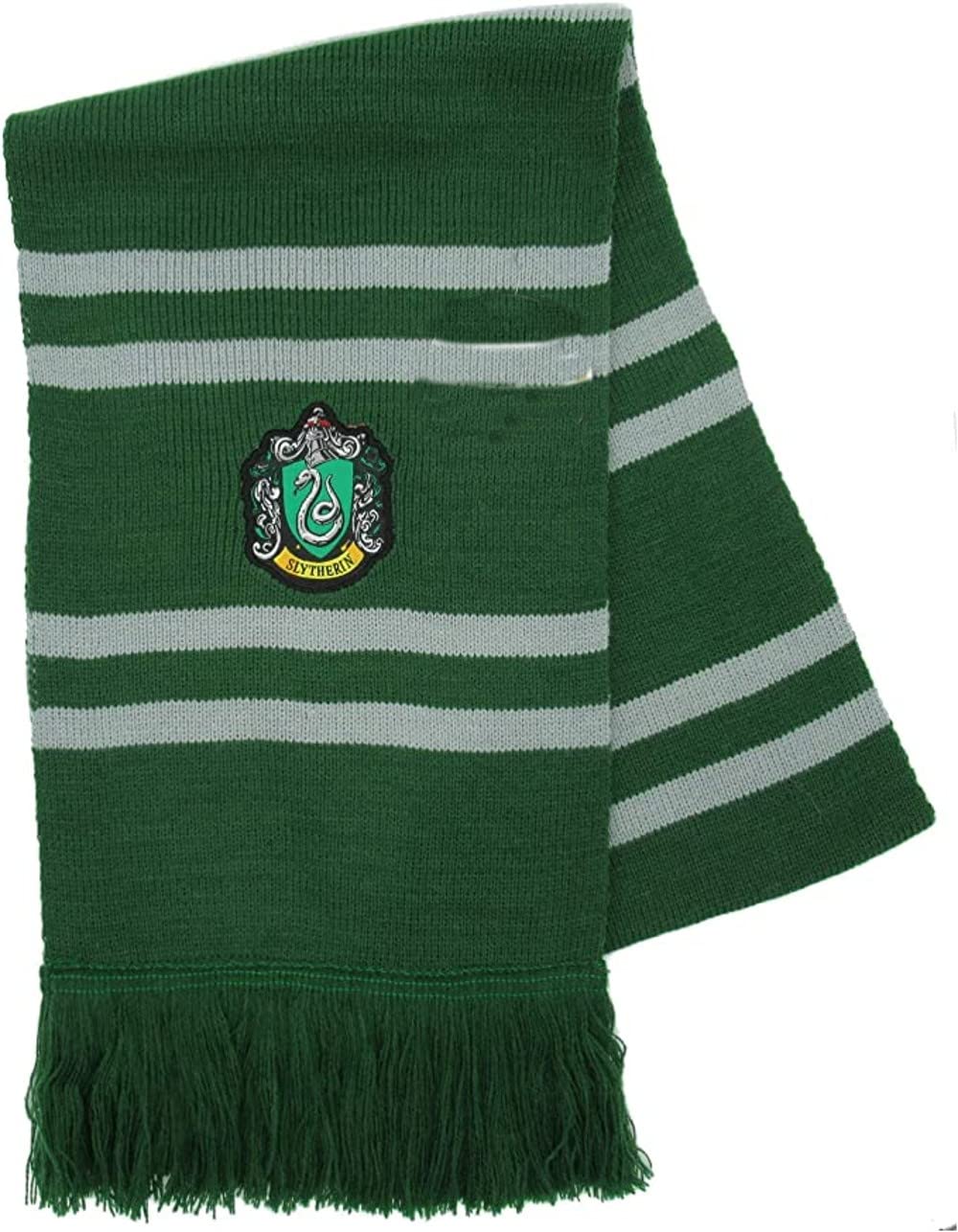 Harry Potter - Warner Bros Harry Potter SCIARPA UFFICIALE Casa di SERPEVERDE Scuola di Magia di Hogwarts - ORIGINALE Licenza WARNER BROS