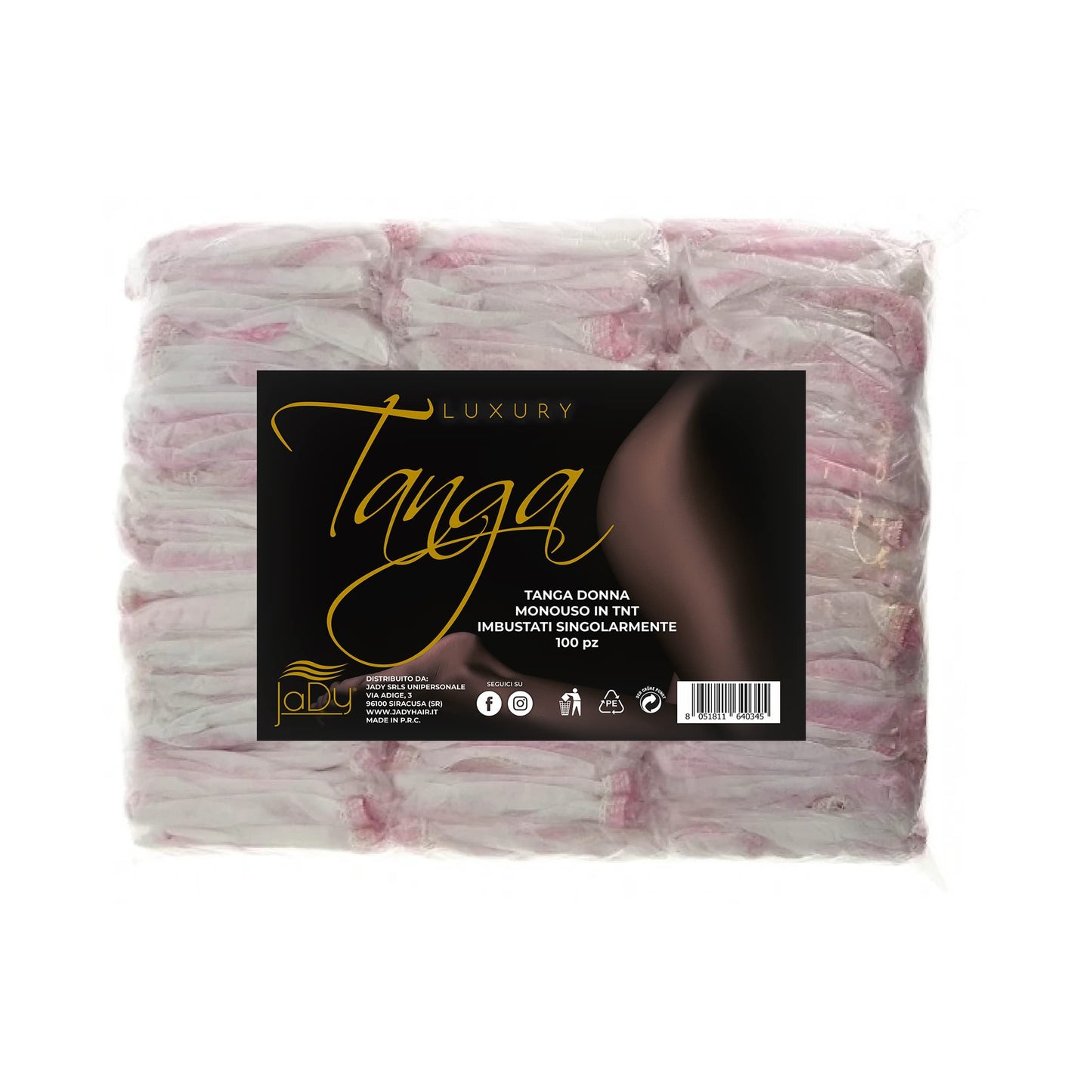 JaDy 100 Pz Tanga Monouso Estetica Donna in TNT - Mutande USA e Getta Donna per Trattamenti Estetici Massaggi e Igiene Personale