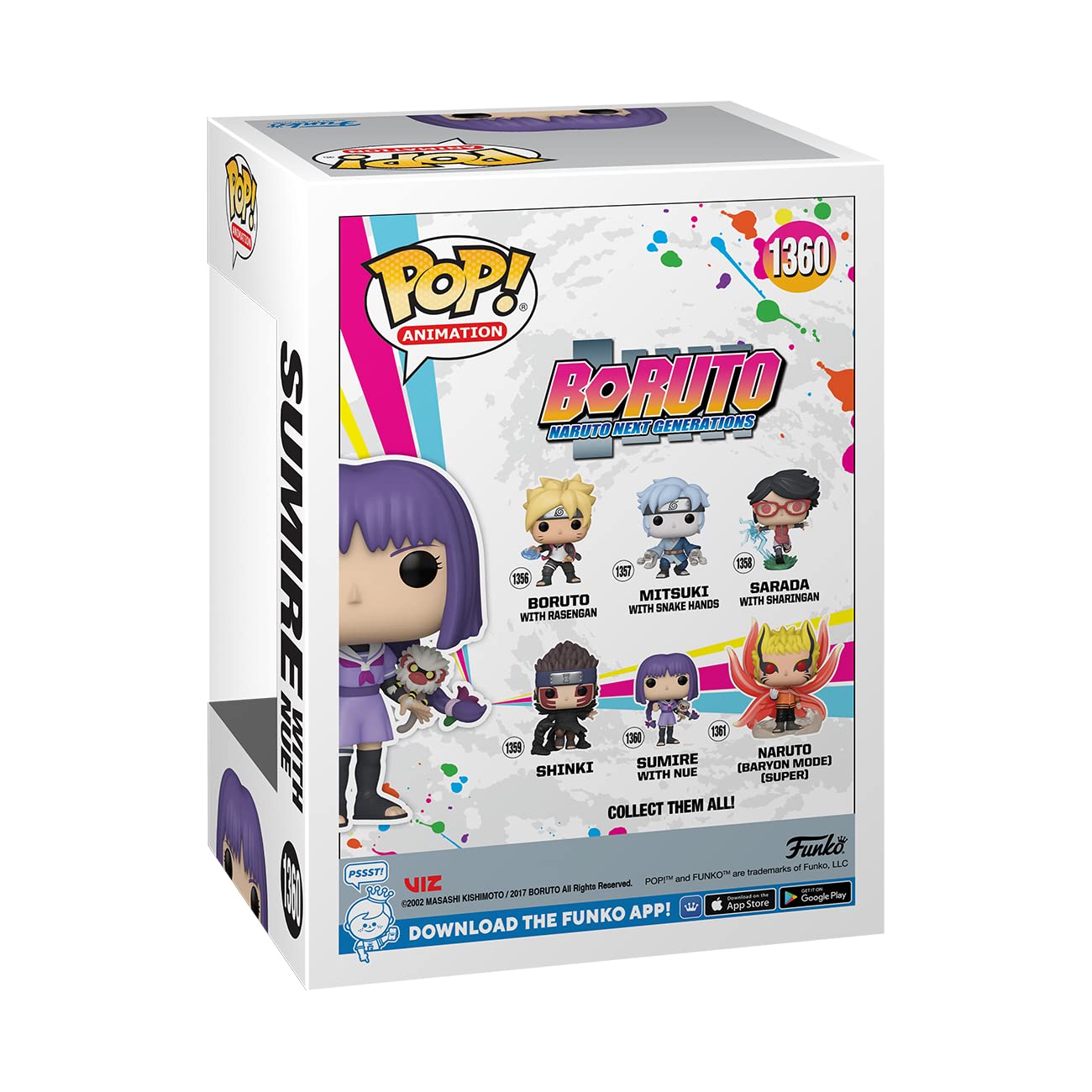 Funko Pop! Animation: Boruto - Sumire Kakei With Nue - Boruto: Naruto Next Generations - Figura in Vinile da Collezione - Idea Regalo - Merchandising Ufficiale - Giocattoli per Bambini e Adulti