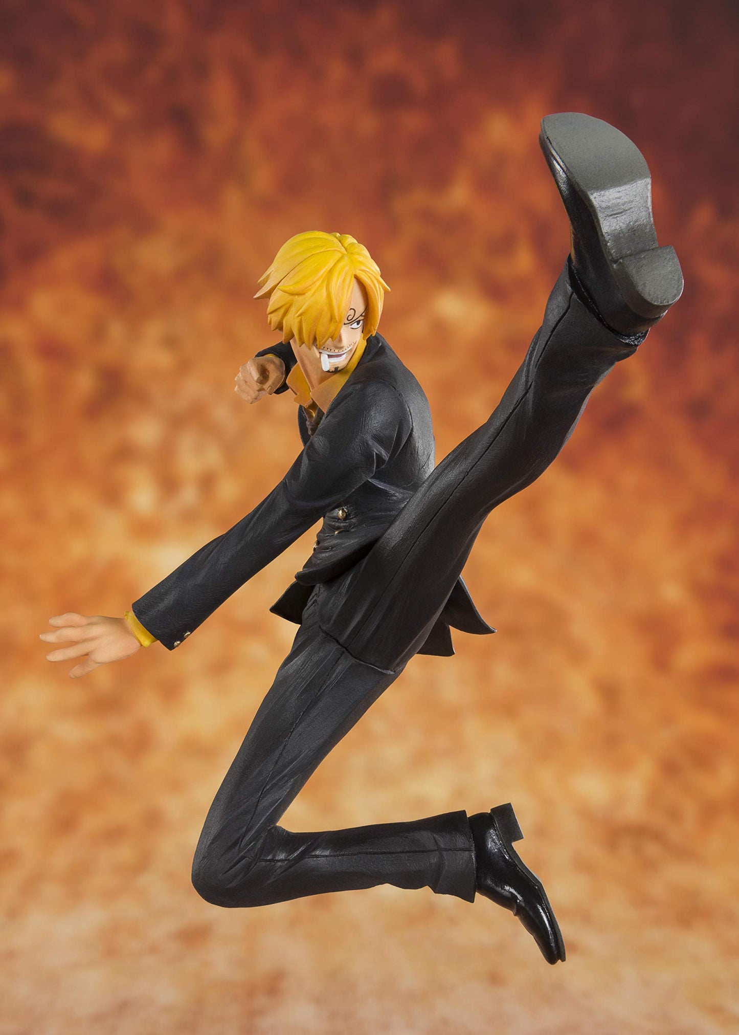 Bandai Figuarts Zero One Piece Vinsmoke Sanji Black Leg 20th Anniversary Edition