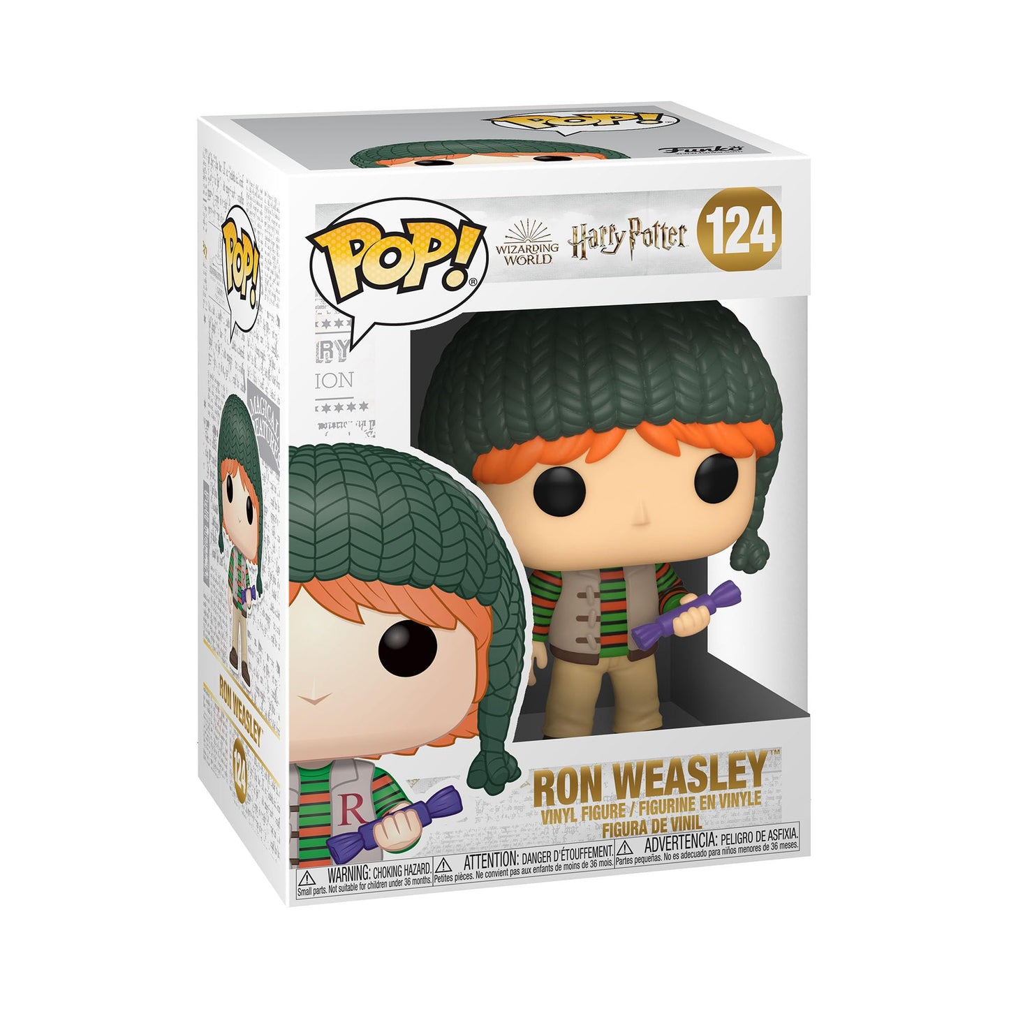 Funko Pop! Harry Potter: Holiday - Hermione Granger - Ron Weasley 1- Figura in Vinile da Collezione - Idea Regalo - Merchandising Ufficiale - Giocattoli per Bambini e Adulti - Movies Fans