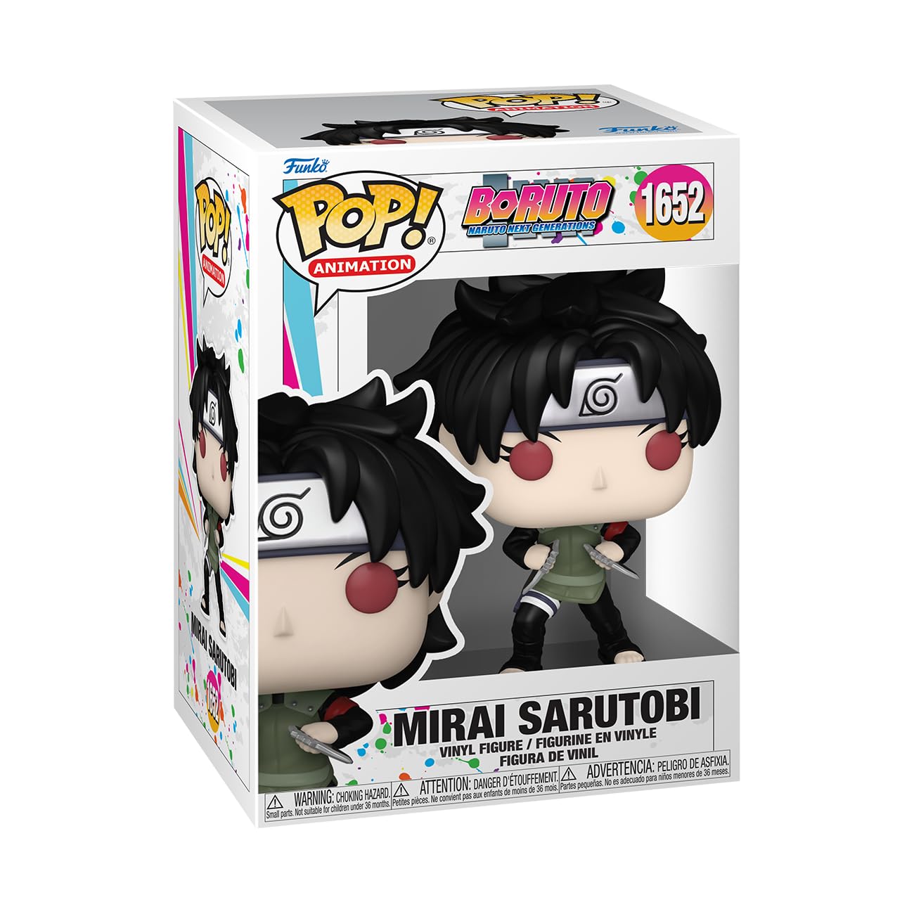 Funko POP! Animation: Boruto - Mirai Sarutobi - Boruto: Naruto Next Generations - Figura in Vinile da Collezione - Idea Regalo - Merchandising Ufficiale - Giocattoli per Bambini e Adulti - Anime Fans