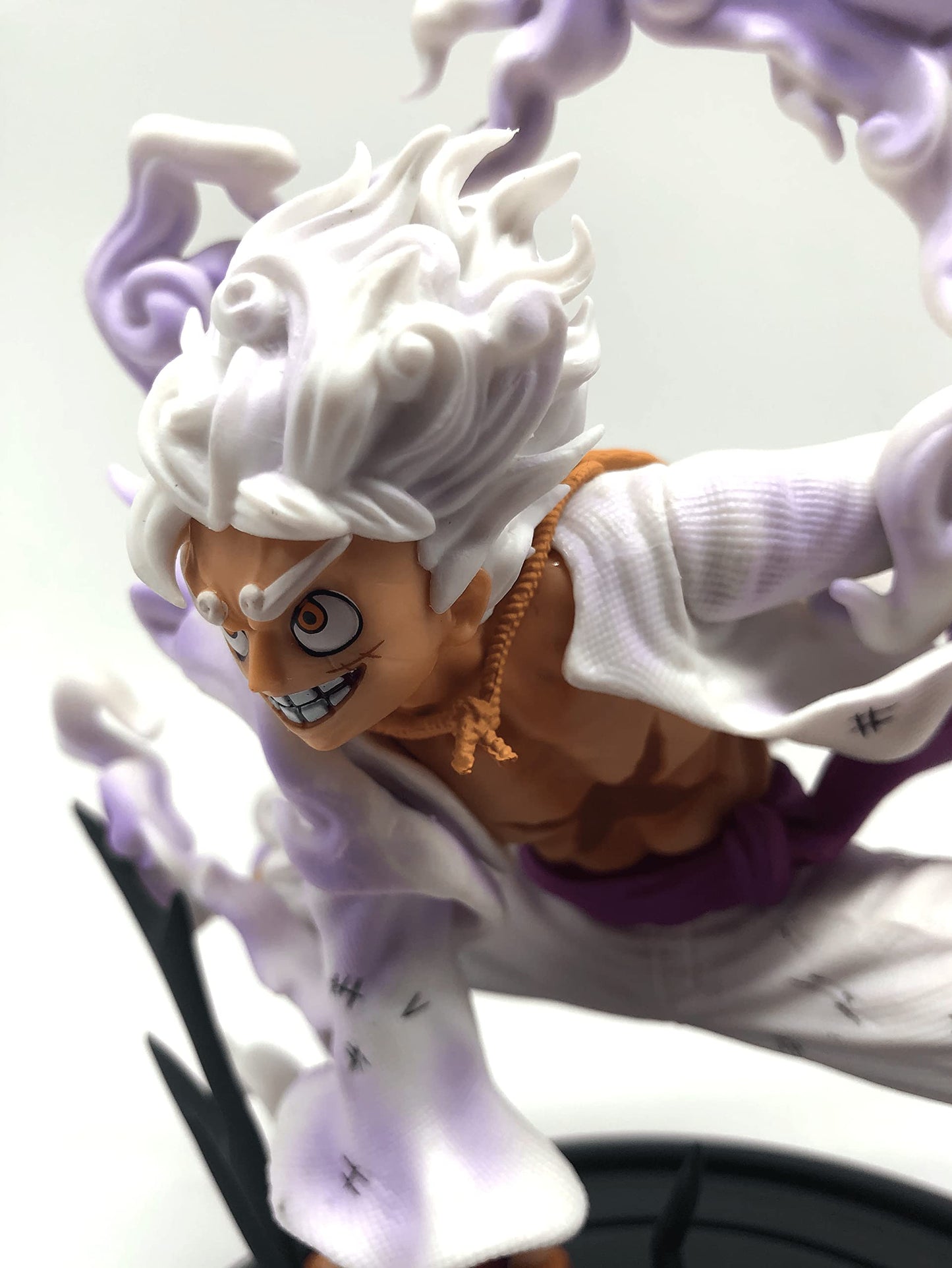 Anime Monkey D. Ruffy Gear 5 Figura | (22 cm) Wano Kuni Arc, Joy Boy, Dio del sole Nika