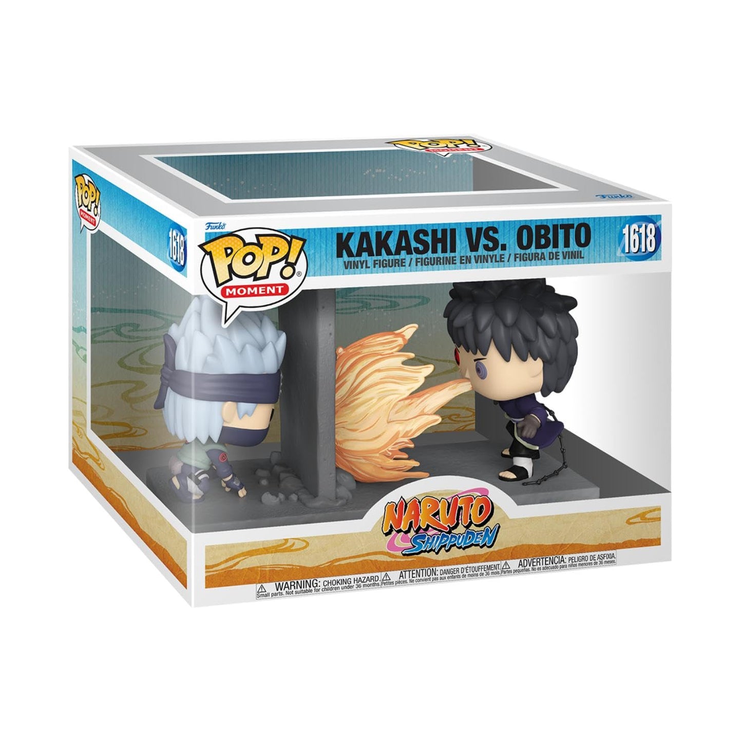 Funko Pop! Moment: Naruto - Kakashi Hatake Vs Obito - Naruto Shippuden - Figura in Vinile da Collezione - Idea Regalo - Merchandising Ufficiale - Giocattoli per Bambini e Adulti - Anime Fans
