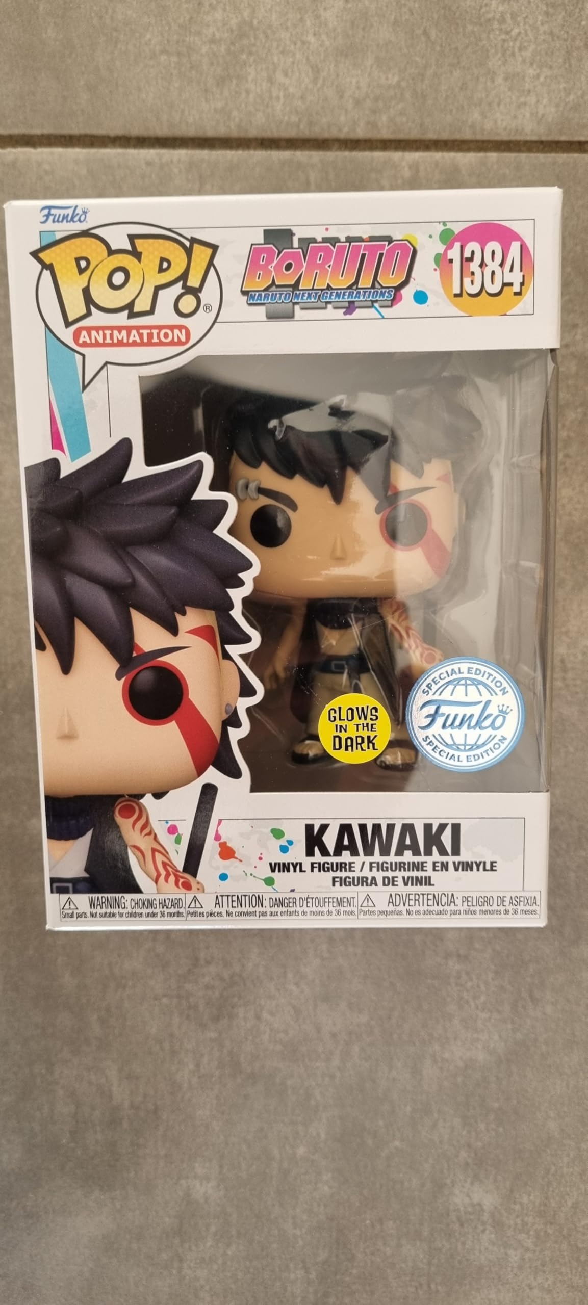 Funko Pop Boruto Kawaki (Prologue) GITD Figure (AAA Anime Exclusive)