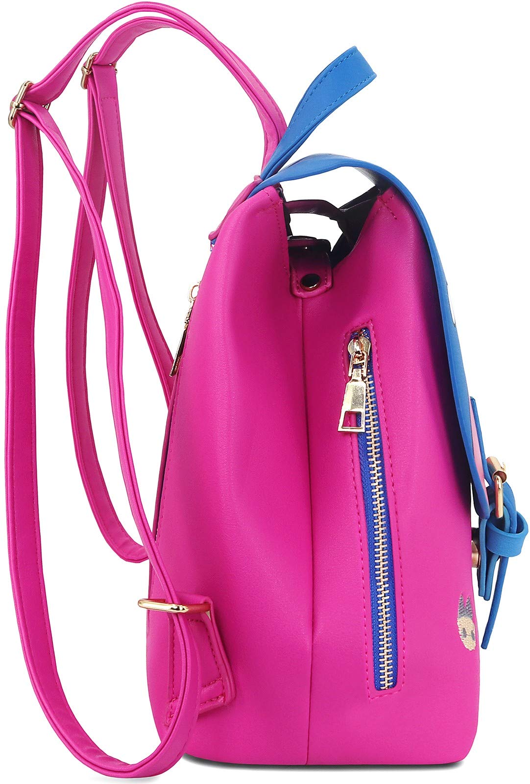 Roffatide Zaino Anime One Piece Tony Tony Chopper Zaino in Pelle Sintetica Donne Rosa Mini con Stampa