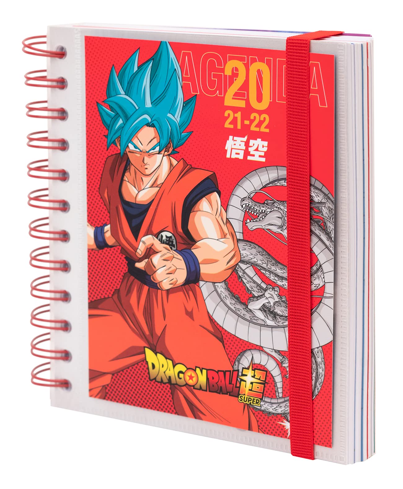 Grupo Erik Diario Scuola 2021 2022 Dragon Ball super, Grupo Erik Diario Agenda Settimanale 2021 2022 con 12 mesi, 21x14,8 cm, ideale come agenda universitaria 2021 2022