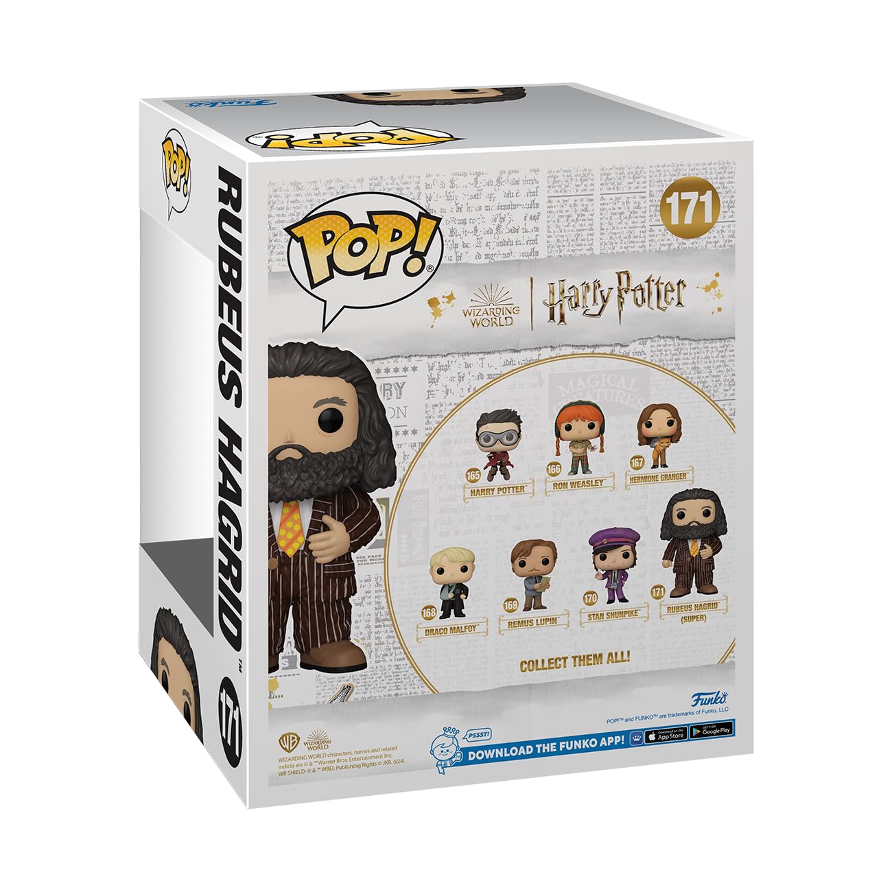 Funko POP! Super: Harry Potter Prisoner Of Azkaban - Rubeus Hagrid Animal Pelt Outfit - Figura in Vinile da Collezione - Idea Regalo - Merchandising Ufficiale - Giocattoli per Bambini e Adulti