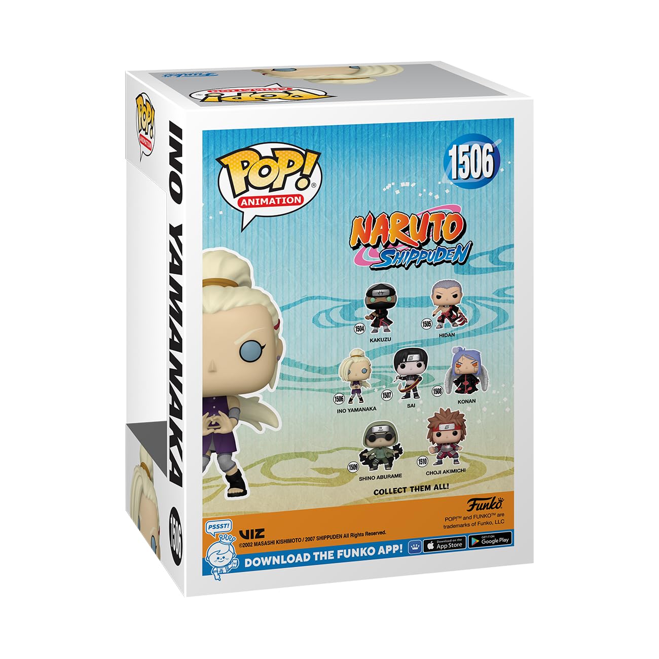 Funko POP! Animation: Naruto - Ino Yamanaka - Figura in Vinile da Collezione - Idea Regalo - Merchandising Ufficiale - Giocattoli per Bambini e Adulti - Anime Fans - Figura per i Collezionisti