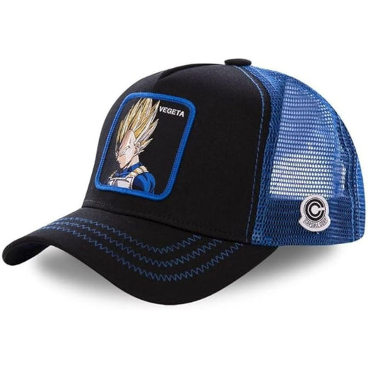 Capslab Vegeta Trucker cap Dragon Ball Z Black/Blue - One-Size