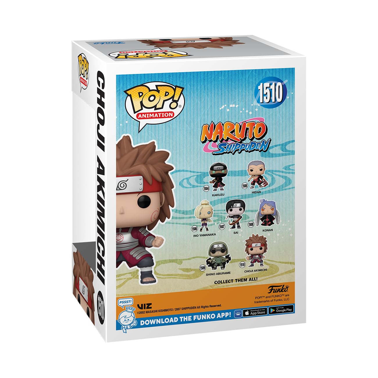 Funko POP! Animation: Naruto - Choji Chōji Akimichi - Figura in Vinile da Collezione - Idea Regalo - Merchandising Ufficiale - Giocattoli per Bambini e Adulti - Anime Fans