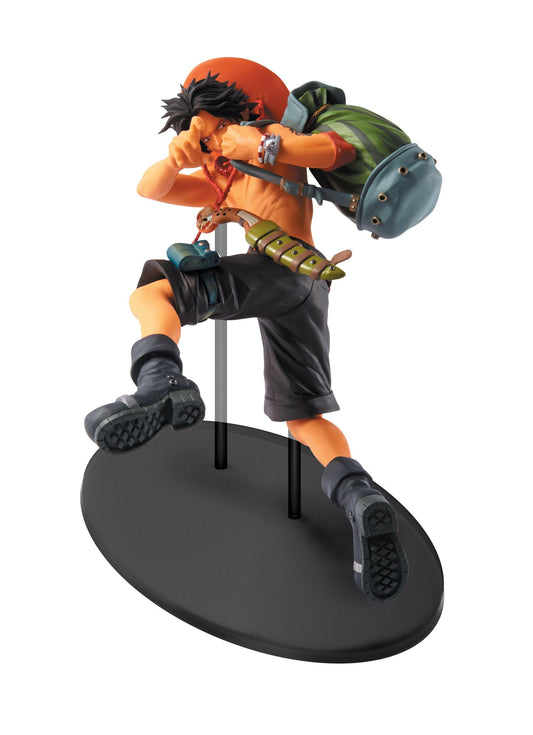 BANDAI One Piece - Statua Scultures Big Zoukeio Portgas D Ace