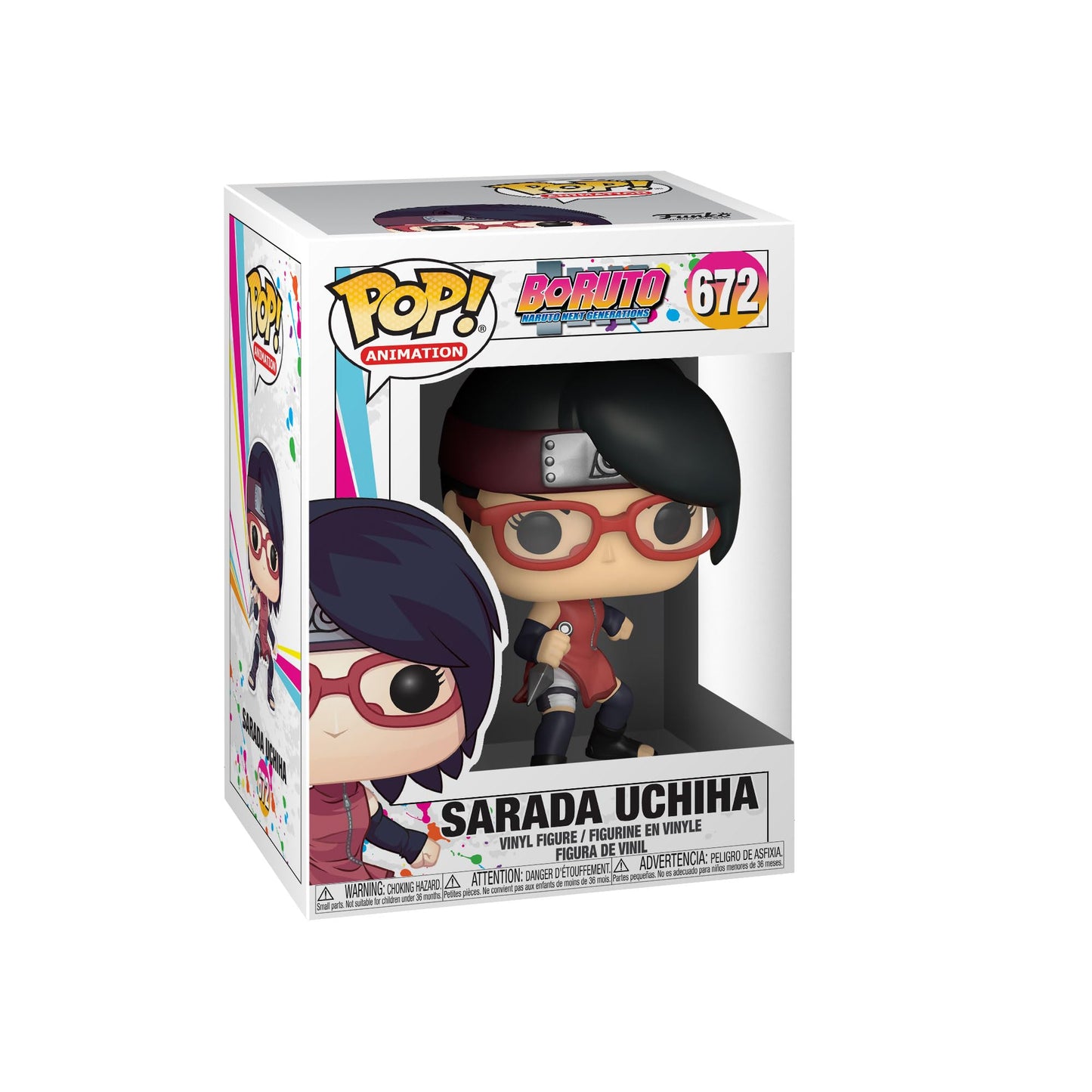Funko POP! Animation: Boruto - Sarada Uchiha - Boruto: Naruto Next Generations - Figura in Vinile da Collezione - Idea Regalo - Merchandising Ufficiale - Giocattoli per Bambini e Adulti - Anime Fans