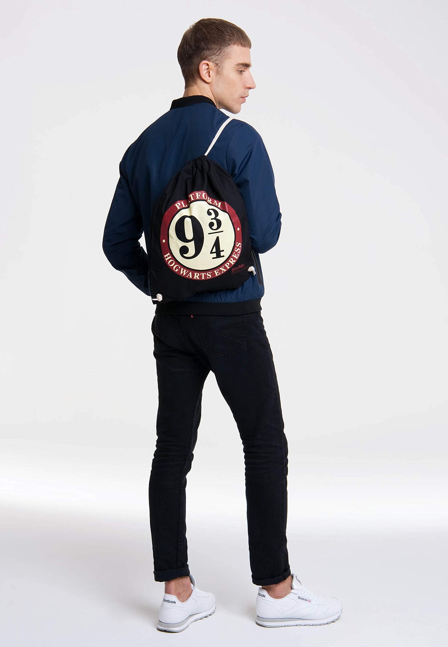 LOGOSHIRT - Harry Potter - Hogwarts Express - Binario 9 3/4 - Sacca Gym - design originale concesso su licenza