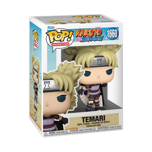 Funko Pop! Animation: Naruto - Temari - Temari - Naruto Shippuden - Figura in Vinile da Collezione - Idea Regalo - Merchandising Ufficiale - Giocattoli per Bambini e Adulti - Anime Fans