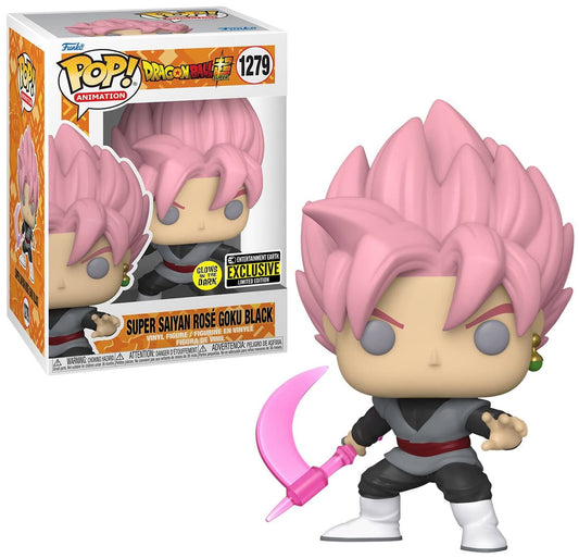 Funko Pop Dragon Ball Super Rosé Goku Black #1279 Pop Exclusive Edition - Si illumina al buio