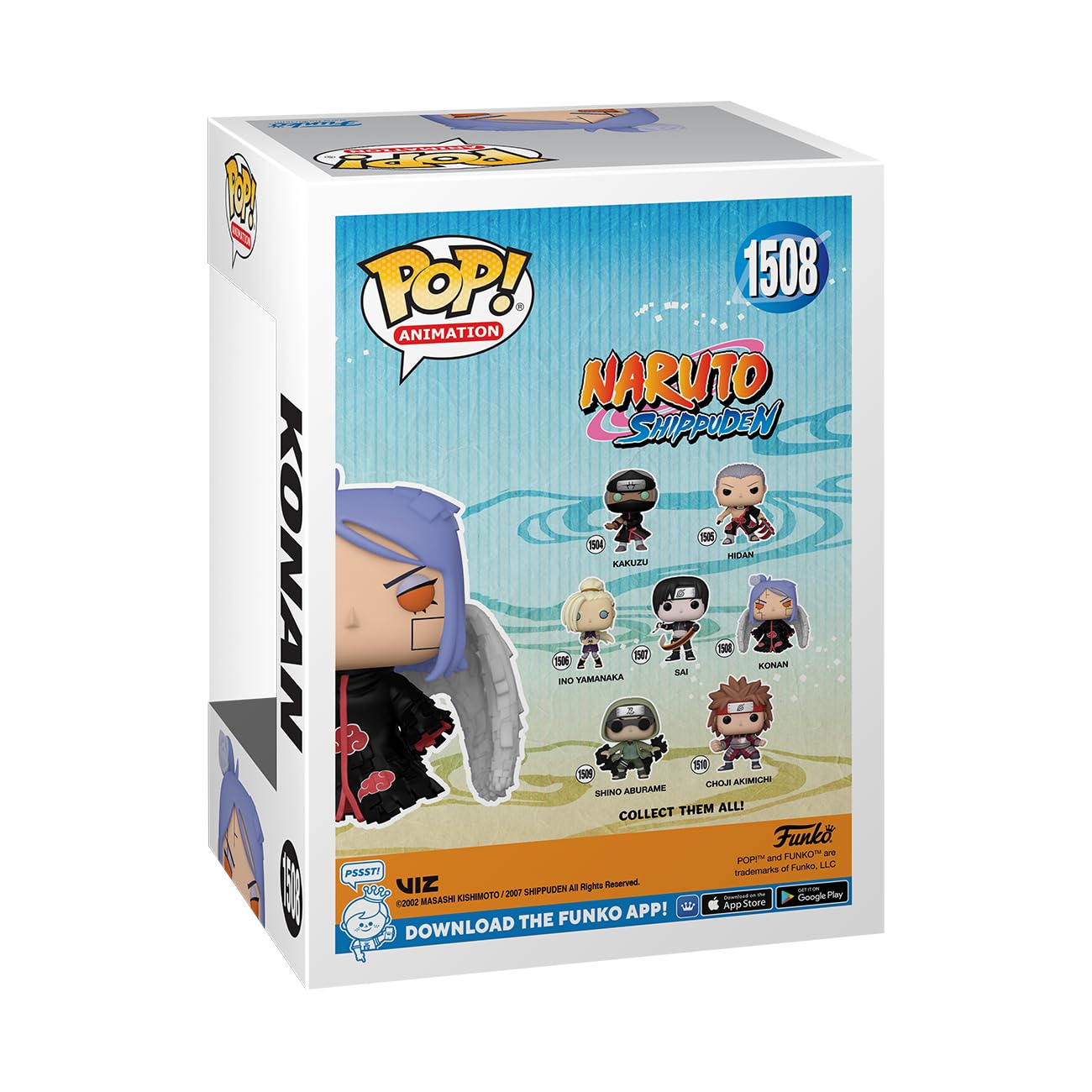 Funko POP! Animation: Naruto - Konan - Figura in Vinile da Collezione - Idea Regalo - Merchandising Ufficiale - Giocattoli per Bambini e Adulti - Anime Fans - Figura da Collezione e da Esposizione