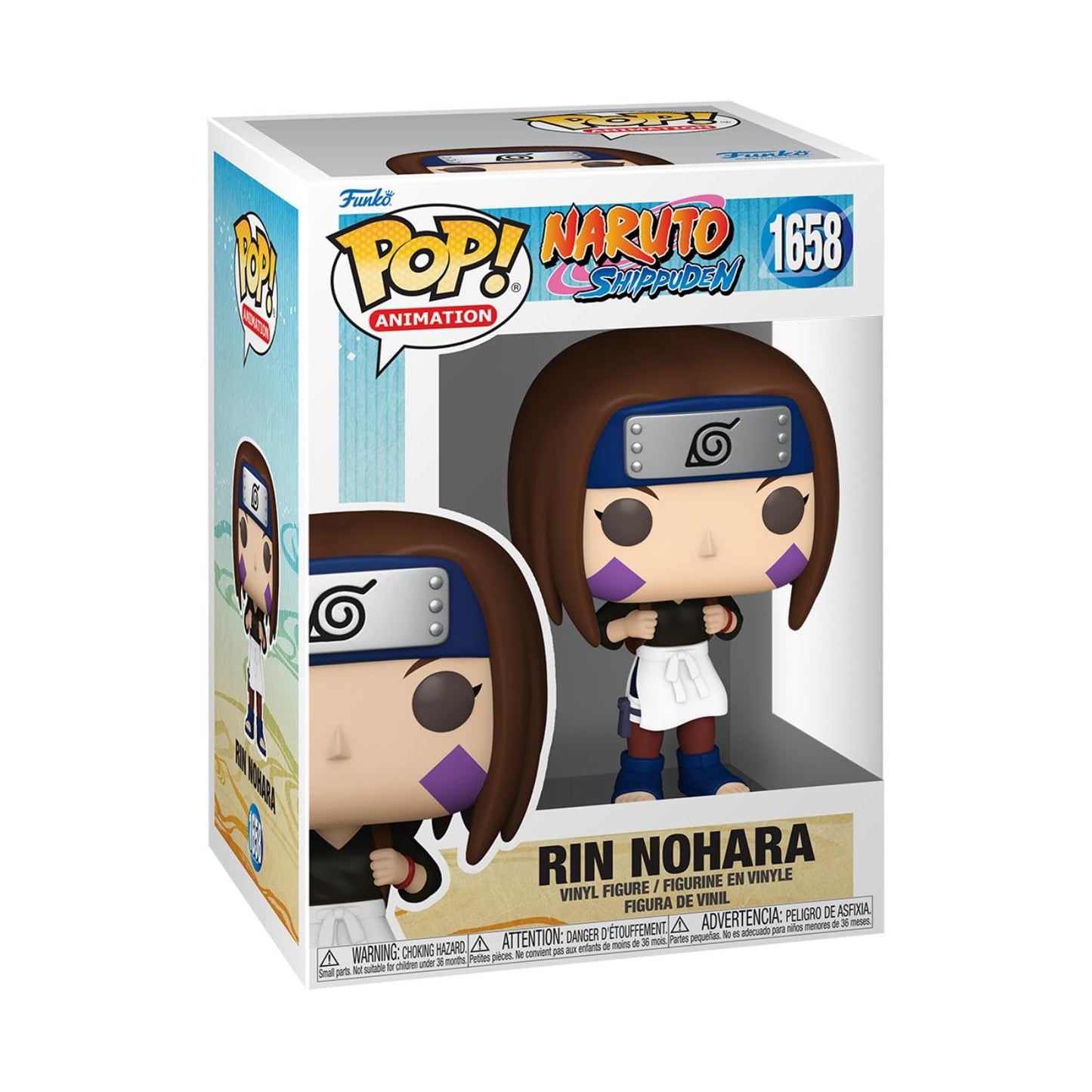 Funko Pop! Animation: Naruto - Rin Nohara - Naruto Shippuden - Figura in Vinile da Collezione - Idea Regalo - Merchandising Ufficiale - Giocattoli per Bambini e Adulti - Anime Fans