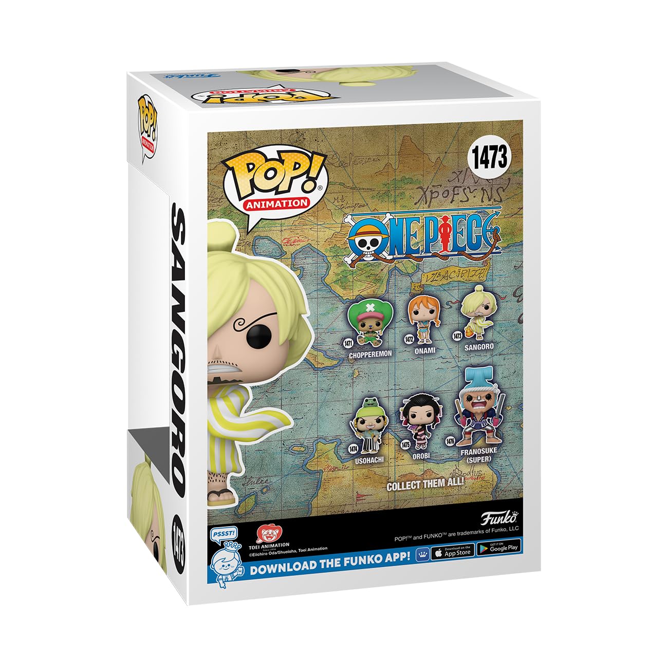 Funko Pop! Animation: One Piece - Vinsmoke Sanji - Sangoro - (Wano)- Figura in Vinile da Collezione - Idea Regalo - Merchandising Ufficiale - Giocattoli per Bambini e Adulti - Anime Fans