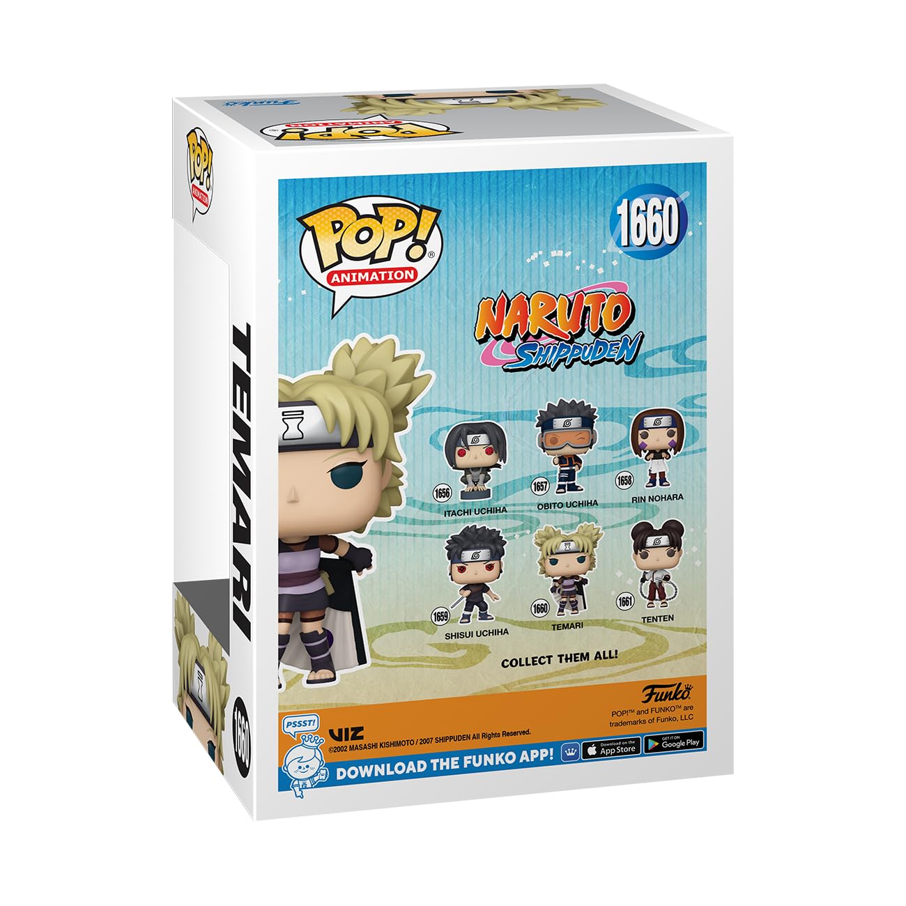 Funko Pop! Animation: Naruto - Temari - Temari - Naruto Shippuden - Figura in Vinile da Collezione - Idea Regalo - Merchandising Ufficiale - Giocattoli per Bambini e Adulti - Anime Fans